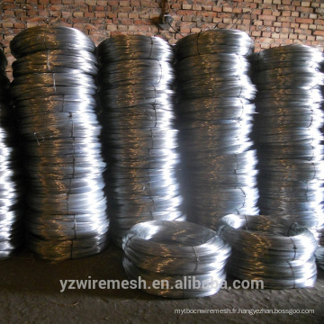 BWG 18 Fabrication en Chine de fil de fer galvanisé / fil galvanisé par tonne